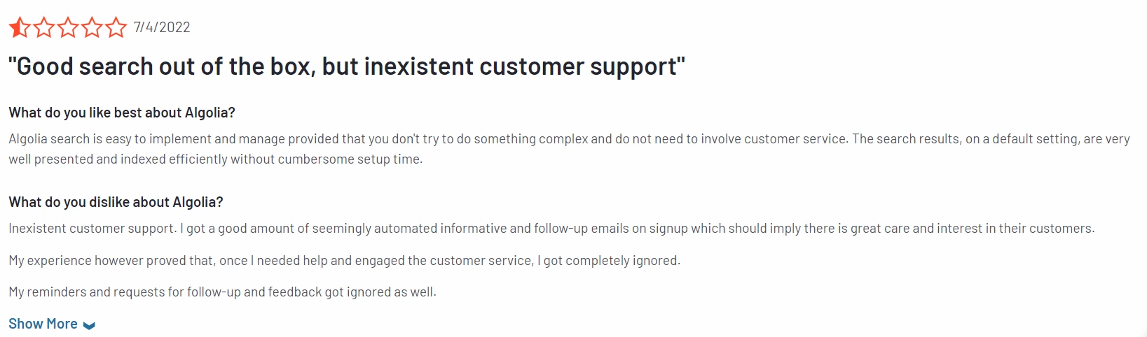 Customer Support and Service