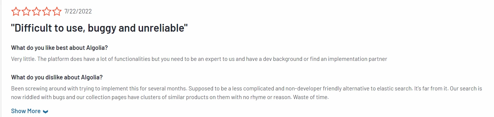 Ease of Implementation and Integration