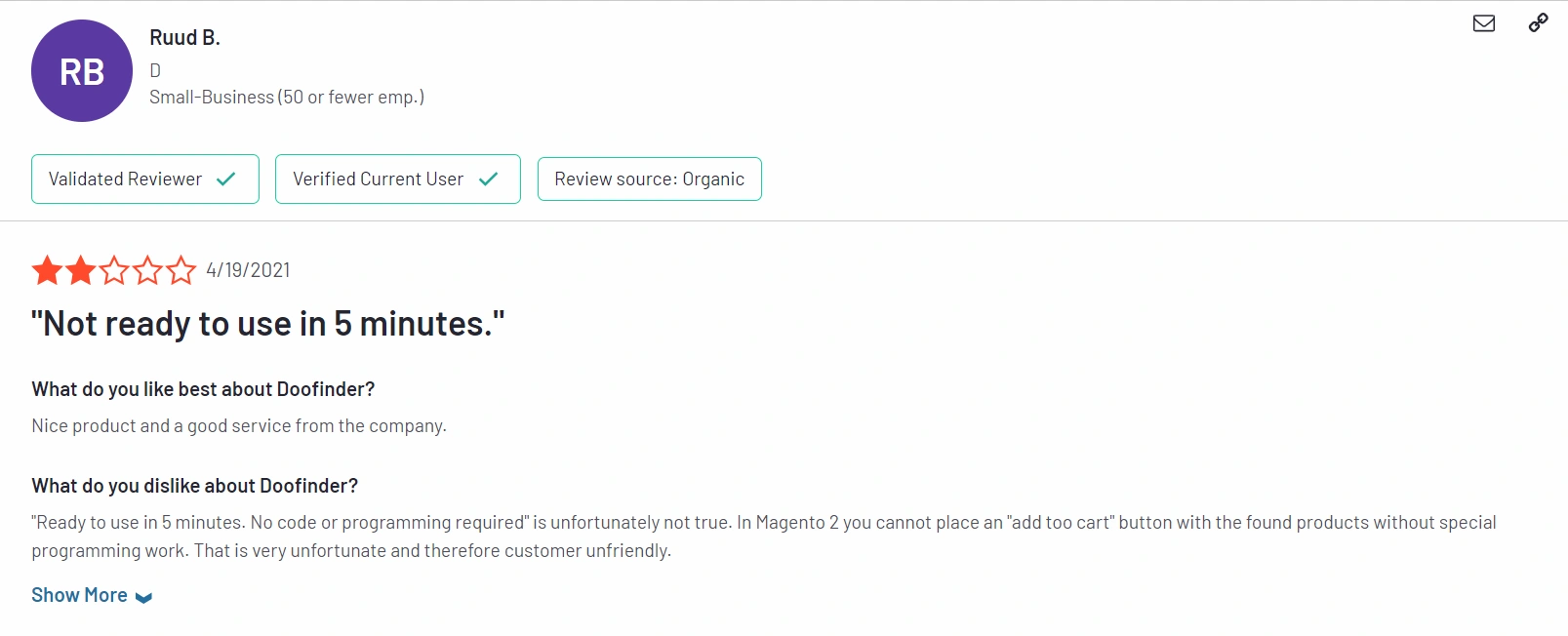 Ease of Setup and Integration