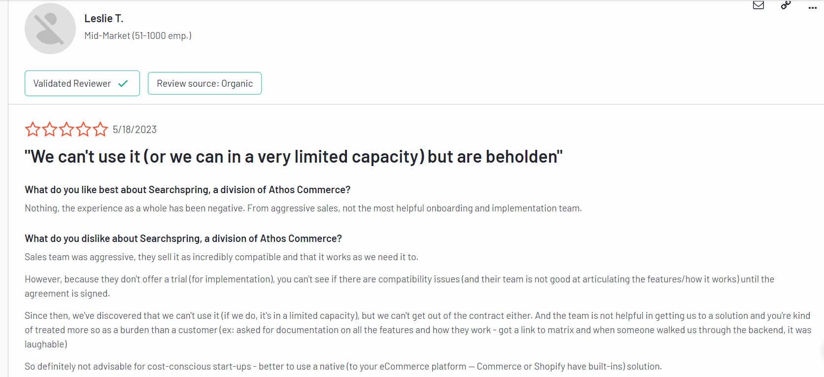 Pricing and Value for Money