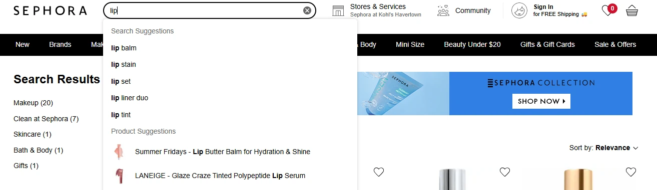 Autocomplete & Search Suggestions